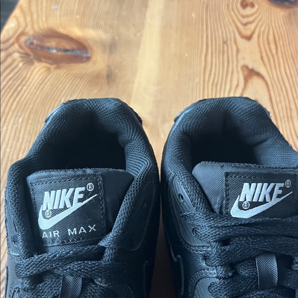 Nike Kids' Black Leather Sneakers - Picture 8 of 9